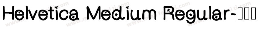 Helvetica Medium Regular字体转换
